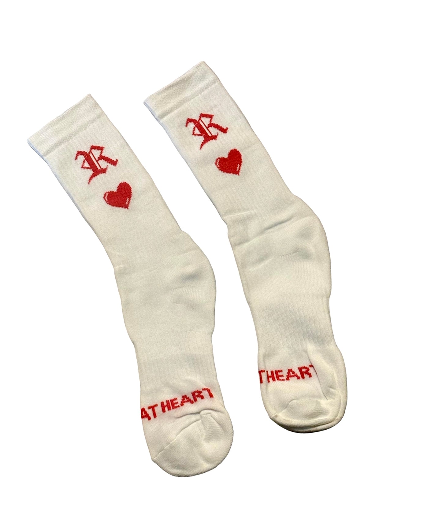 Rich Hearted Socks (Red)