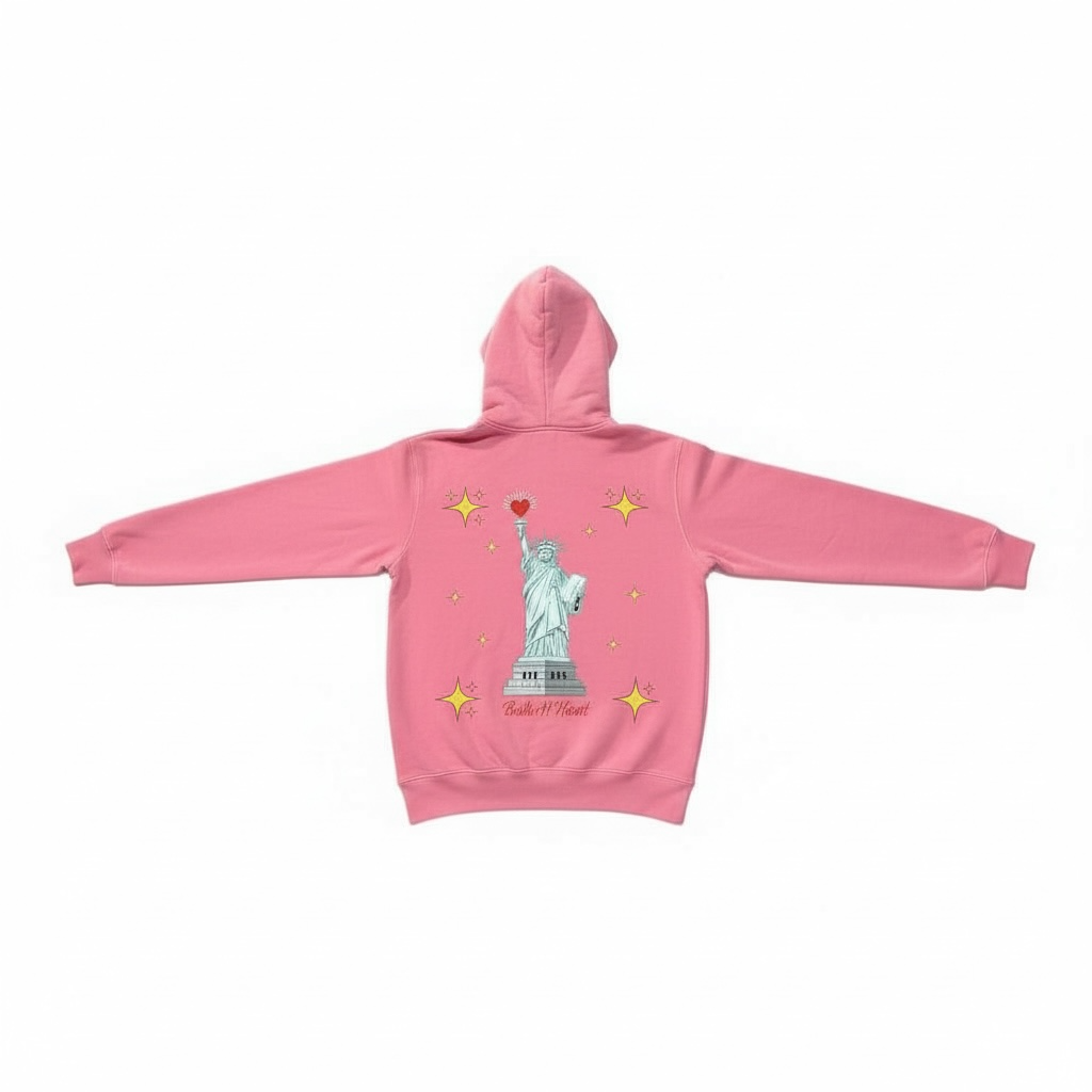 The Mindset Hoodie (Acid Wash) Pink