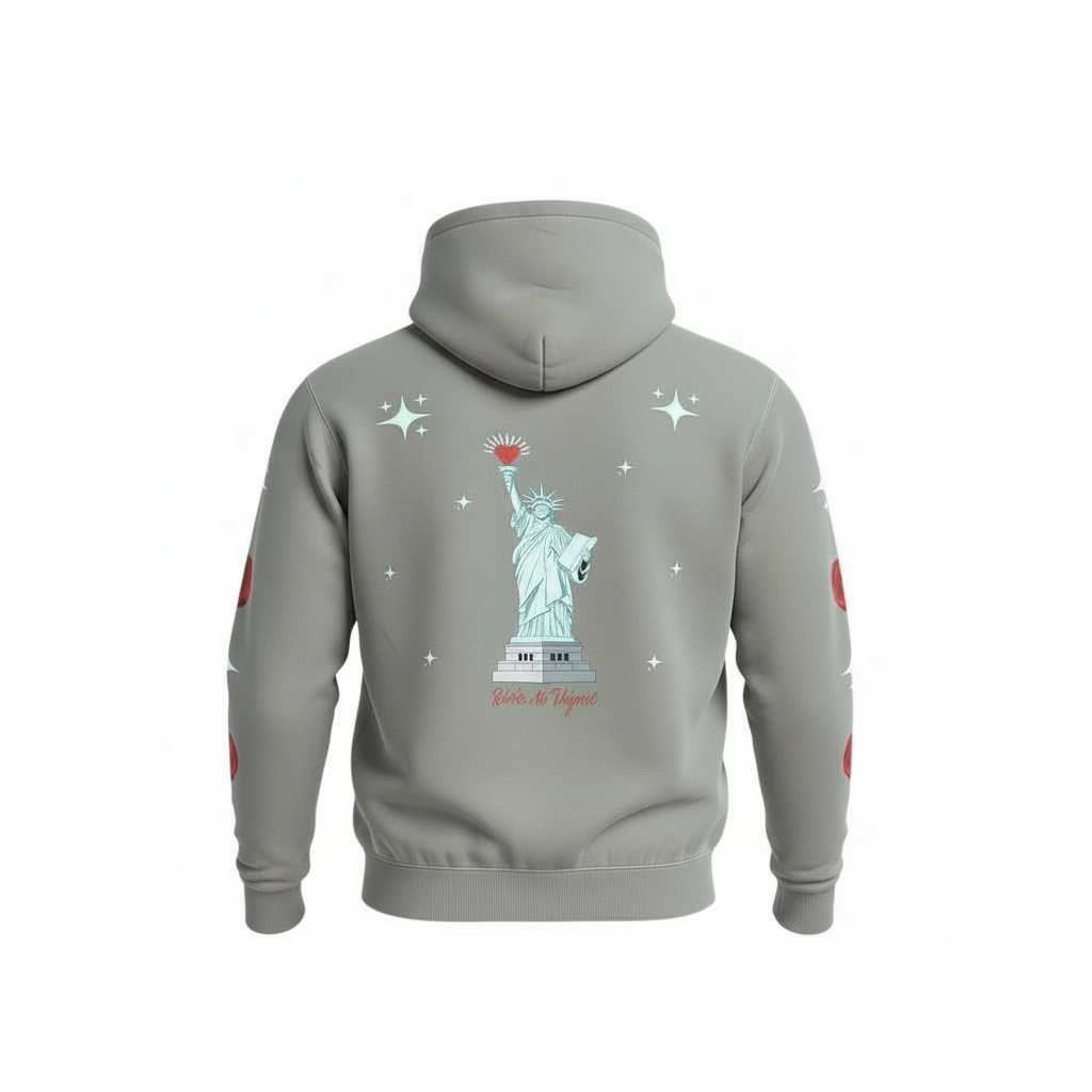 The Mindset Hoodie (Acid Wash) Grey